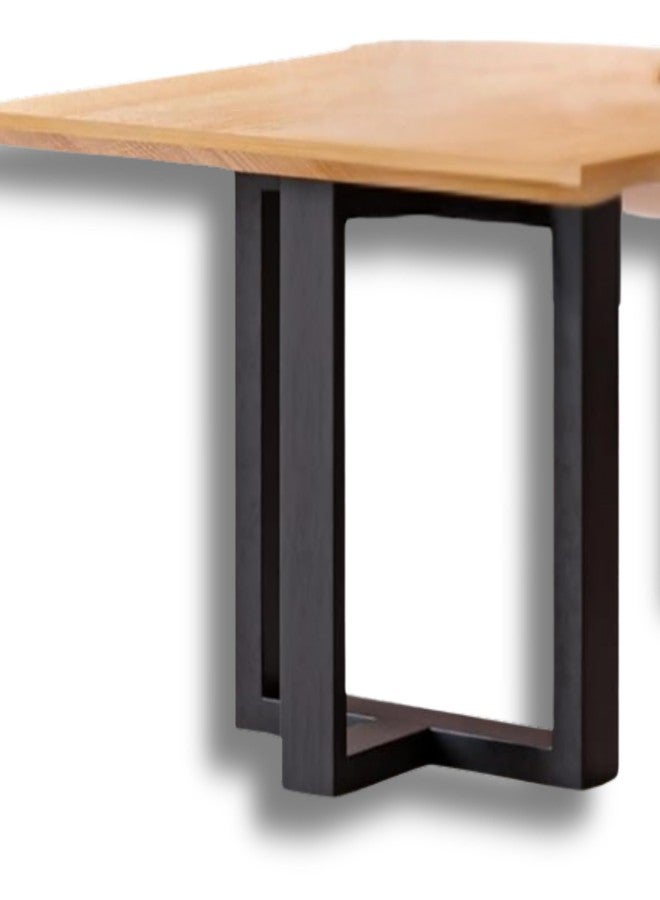 Ventuos_16 inch Heavy Duty Metal Legs for Table Furniture Desk Legs, Bench Coffee Table_Set_of_02_Black (T_Shape_Leg) - Image 1